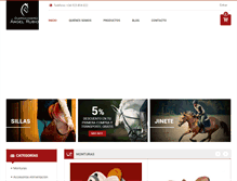 Tablet Screenshot of guarnicioneriarubio.com